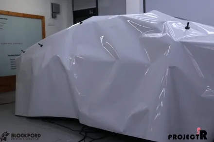 부천랩핑 BMW 520d 전체랩핑 에이버리 유광화이트 래핑시공기 / 부천 원미구 상동