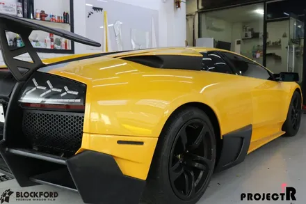 람보르기니 무르시엘라고 전체랩핑 3m1080 matte yellow 프로젝트알에서 시공받다 / 부천 원미구 상동