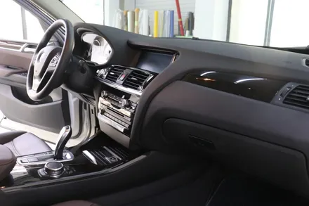 부천랩핑 BMW X3 실내랩핑 에이버리 유광레드 시공기 / 부천 원미구 상동