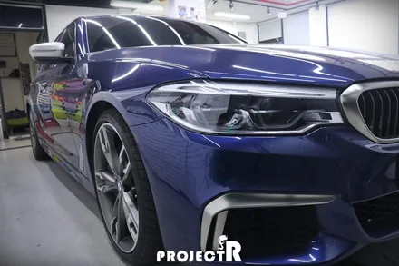 BMW 5시리즈 M550d 3M1080 사틴 뱀파이어 레드 / 부천 원미구 상동