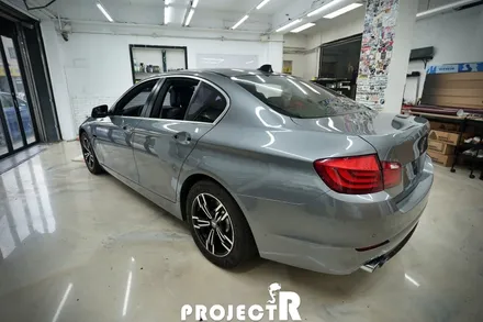 BMW 520d 전체 랩핑, 에이버리 패션 레드 메탈릭 자동차 래핑 by 인천 프로젝트알 / 부천 원미구 상동