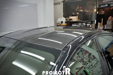 BMW M5 컴페티션 사이드미러, 카본 루프 PPF 보호필름 시공 by 부천 PPF 전문 프로젝트알 / 부천 원미구 상동