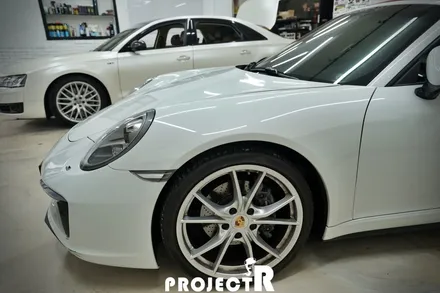 포르쉐 911 카레라 4 전체 랩핑, 에이버리 유광블랙 자동차 래핑 by 부천랩핑 전문 프로젝트알 / 부천 원미구 상동