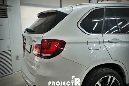 BMW X5 에이버리 사틴블랙 전체랩핑, 크롬죽이기 포인트 랩핑 in 프로젝트알 / 부천 원미구 상동