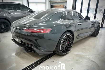 벤츠 AMG GT 3M 썬플라워 전체 랩핑, 인천 부평 자동차 래핑 전문 프로젝트알 / 부천 원미구 상동