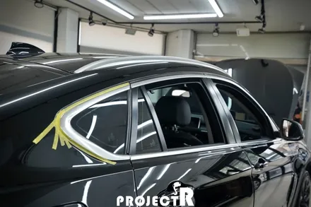BMW X6 크롬 죽이기, 유광블랙 부분 포인트 랩핑, 부천 자동차래핑 프로젝트알 / 부천 원미구 상동