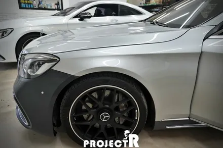 벤츠 S클래스 S500 전체 랩핑, 에이버리 이클립스 메탈릭 자동차 래핑 in 부천 프로젝트알 / 부천 원미구 상동