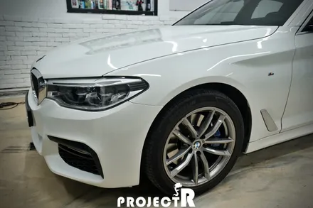 BMW 5시리즈 530i 에이버리 사틴블랙 전체 랩핑, 크롬죽이기 in 부천 프로젝트알 / 부천 원미구 상동