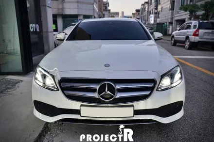 벤츠 E클래스 사고 수리 전면 범퍼 PPF 재시공, 부천 자동차PPF 전문 프로젝트알 / 부천 원미구 상동