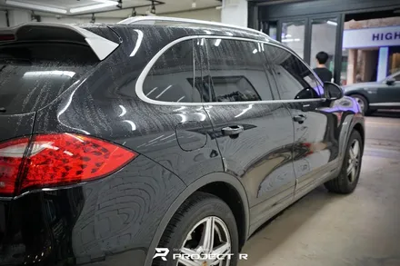 포르쉐 카이엔 전체랩핑, 비닐프로그 유광 프로즌베리 자동차래핑 in 부천 프로젝트알 / 부천 원미구 상동