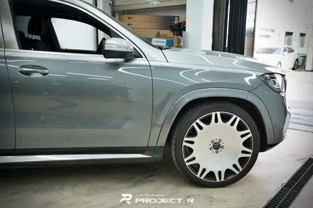 벤츠 GLS 600 마이바흐 듀오톤 에이버리 유광 화이트 투톤 랩핑, 부천 프로젝트R / 부천 원미구 상동
