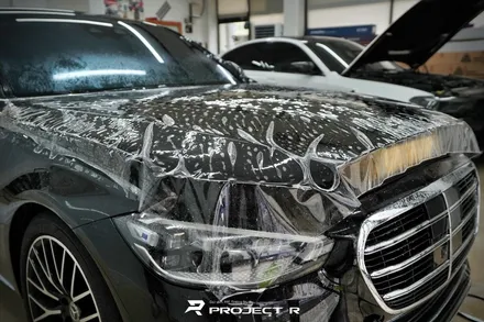 벤츠 S클래스 울트라핏 PPF 프런트 패키지 시공, 부천 상동 PPF 전문 프로젝트알 / 부천 원미구 상동