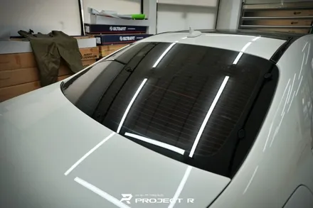 벤츠 S클래스 열차단 썬팅, S63 AMG 블락포디 비바 스카이블루 시공, 부천썬팅 프로젝트알 / 부천 원미구 상동