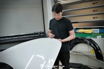 맥라렌 570S 비닐프로그 메탈릭 루푸스 레드 전체 랩핑 시공, 부천 자동차랩핑 프로젝트알 / 부천 원미구 상동