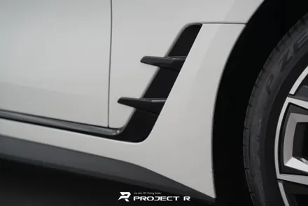 BMW i4 사이드스텝 3M 카본 부분 포인트 랩핑, 부천 프로젝트R / 부천 원미구 상동