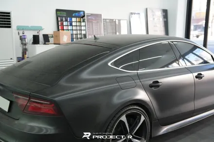 아우디 RS7 전체랩핑 3M2080 배틀쉽그레이, 부천 약대동 자동차랩핑 프로젝트알 / 부천 원미구 상동
