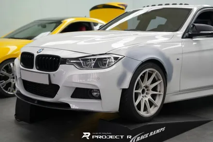 BMW 3시리즈 전체랩핑, 비닐프로그 고광택 뱀파이어 레드 시공, 부천랩핑 프로젝트알 / 부천 원미구 상동