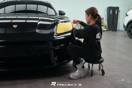 포르쉐 파나메라 신형 앞범퍼 PPF 시공, 울트라핏 XP 크리스탈 부천 포르쉐PPF 전문 프로젝트알 / 부천 원미구 상동