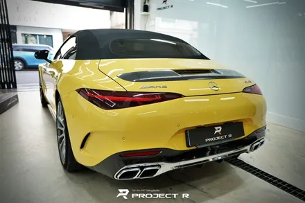 벤츠 SL63 AMG 스텍 윈드쉴드, UPPF 전체 PPF 및 카본PPF, 부천 프로젝트알 / 부천 원미구 상동