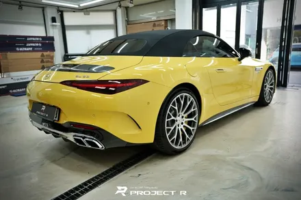 벤츠 SL63 AMG 스텍 윈드쉴드, UPPF 전체 PPF 및 카본PPF, 부천 프로젝트알 / 부천 원미구 상동