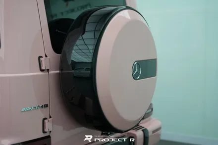 벤츠 지바겐 G63 AMG 부천 고광택 전체 랩핑, 비닐프로그 루즈 핑크 재시공 / 부천 원미구 상동