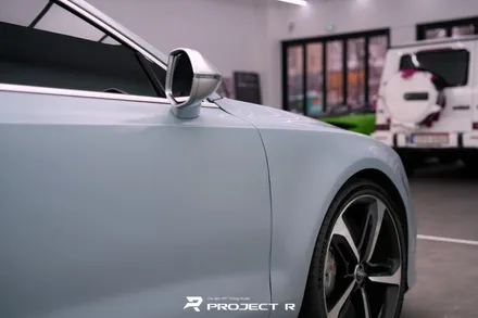 아우디 RS7 전체랩핑 3M2080 배틀쉽그레이, 부천 약대동 자동차랩핑 프로젝트알 / 부천 원미구 상동