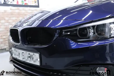 부천랩핑 잘하는곳! BMW 420d 그릴 블랙유광 랩핑 시공기~ / 부천 원미구 상동
