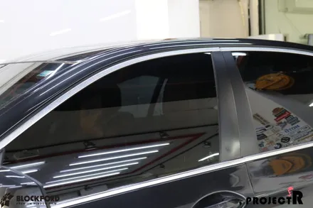 부천썬팅 잘하는곳은 이곳입니다 BMW F10 5시리즈 블락포디 블랙크롬 재시공 후기 / 부천 원미구 상동