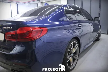 BMW 5시리즈 M550d 3M1080 사틴 뱀파이어 레드 / 부천 원미구 상동