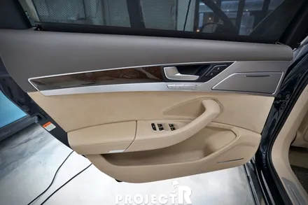 아우디 A8 실내 카본 랩핑, 자동차 래핑 시공 전문 부천상동 프로젝트알 / 부천 원미구 상동