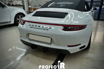 포르쉐 911 카레라 4 GTS 뒷범퍼 PPF 보호필름 시공기 by 부천 자동차PPF 전문점 프로젝트알 / 부천 원미구 상동