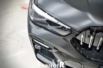 BMW X6 에이버리 사틴블랙 전체 랩핑 사고 부위 부분 래핑 재시공기 by 프로젝트R / 부천 원미구 상동
