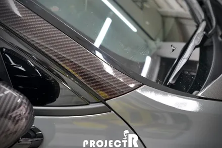 스팅어 3M 유광 카본 부분 포인트 랩핑, 헤드라이트 PPF 보호필름 시공기 by 프로젝트알 / 부천 원미구 상동
