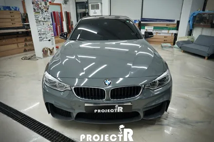 BMW M4 컨버터블 에이버리 락그레이 전체 랩핑, 인천 자동차 래핑 전문점 프로젝트알 / 부천 원미구 상동