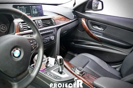 BMW 3시리즈 글라스틴트 선셋 열차단 썬팅(윈도틴팅), 3M2080 매트릭스블랙 실내 포인트 랩핑 by 프로젝트알 / 부천 원미구 상동