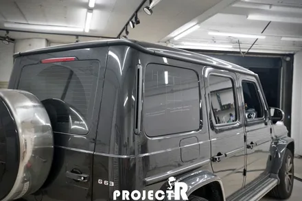 벤츠 지바겐 G63 AMG 에이버리 유광 실버 메탈릭 투톤 랩핑 by 부천상동 랩핑 프로젝트알 / 부천 원미구 상동