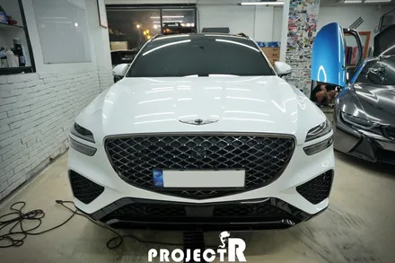 제네시스 GV70 블랙 PPF 루프스킨 시공, 부천 자동차 랩핑 PPF 전문 프로젝트알 / 부천 원미구 상동