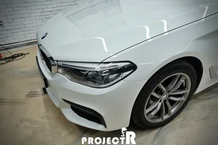 BMW 5시리즈 530i 에이버리 사틴블랙 전체 랩핑, 크롬죽이기 in 부천 프로젝트알 / 부천 원미구 상동