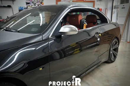 BMW 3시리즈 컨버터블 전체랩핑, 에이버리 사틴 바솔트 메탈릭 시공 in 부천랩핑 프로젝트알 / 부천 원미구 상동