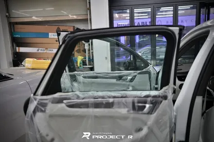 포르쉐 마칸 GTS 글라스틴트 선셋 열차단 썬팅 재시공 in 부천 자동차썬팅 프로젝트알 / 부천 원미구 상동