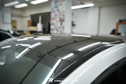 벤츠 AMG GT43 루프스킨 크롬죽이기 부분 포인트 랩핑, 부천 자동차랩핑 전문 프로젝트R / 부천 원미구 상동
