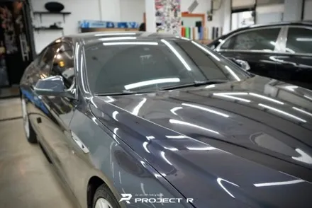 BMW 6시리즈 M6 그란쿠페 전체 랩핑, 에이버리 슈프림 사틴 그라파이트 메탈릭 시공, 부천랩핑 프로젝트알 / 부천 원미구 상동
