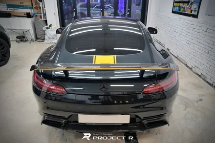 벤츠 AMG GT 바이퍼 라인 데칼 포인트 랩핑, 부천 자동차랩핑 전문 프로젝트알 / 부천 원미구 상동
