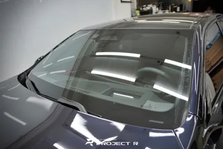 BMW 5시리즈 530i 전면 열차단 썬팅, 글라스틴트 선셋 윈도 틴팅 부천 프로젝트알 / 부천 원미구 상동