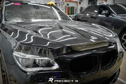 BMW 7시리즈 앞범퍼 본넷 부분 PPF, 울트라핏 XP 크리스탈 시공, 부천PPF 프로젝트알 / 부천 원미구 상동