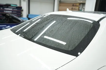부천 썬팅 벤츠 S63 AMG 틴팅 재시공, 글라스틴트 레이니블루, 프로젝트알 / 부천 원미구 상동