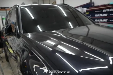 BMW iX3 전체 랩핑 비닐프로그 고광택 글로시 화이트 퍼플 시공 / 프로젝트알 / 부천 원미구 상동