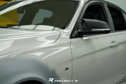 BMW 3시리즈 전체랩핑, 비닐프로그 고광택 뱀파이어 레드 시공, 부천랩핑 프로젝트알 / 부천 원미구 상동