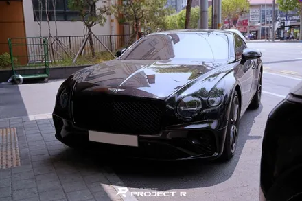 벤틀리 컨티넨탈GT 크롬죽이기, 유광블랙 포인트 랩핑, 부천 프로젝트알 / 부천 원미구 상동