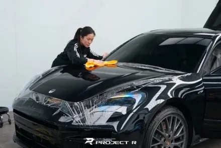 포르쉐 파나메라4 울트라핏 전체 PPF 및 윈드쉴드 시공 부천 프로젝트알 / 부천 원미구 상동